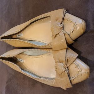 Miu Miu Tan Flats